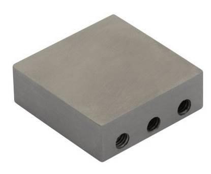 Blank smooth polished jaw face — ground steel