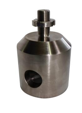 Female bore adapter to external male thread